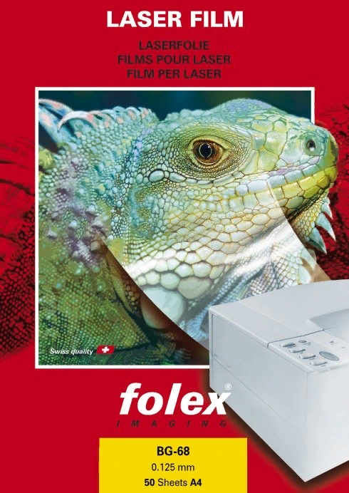 Folex-прозрачная плёнка для лазерного принтера